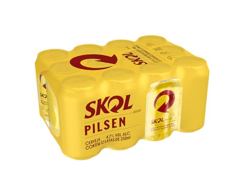 Pack Cerveja Skol Pilsen 350ml - 12 Unidades