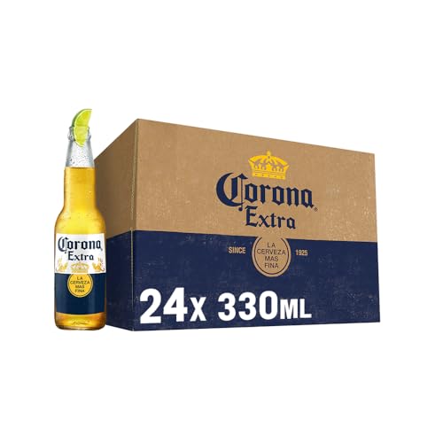 Cerveja Corona Extra Long Neck 330ml - Pack 24 Unidades