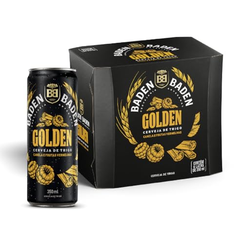 Cerveja Baden Baden Golden Ale Lata 350ml - Pack 6 Unidades